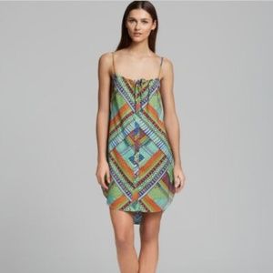 Mara Hoffman Button Front Mini Dress